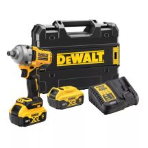   Akkus 18V XR kefe nélküli ütvecsavarozó 1/2" - 2x5.0 Ah akku és töltő - TSTAK DeWalt5035048743614