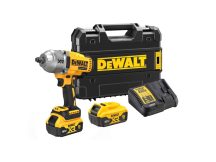   Akkus ütvecsavarozó 18 V szénkefe nélküli 1/2" 1396/1898 Nm (2 x 5,0 Ah akku+töltő+TSTAK) Dewalt