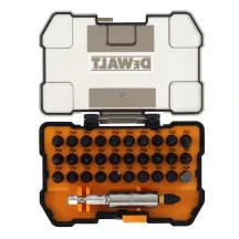 Bit készlet 32db-os, 1/4" bittartó McLaren Dewalt