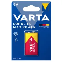 VARTA longlife max power 9V elem 6LR61 bl/1