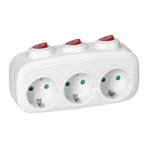 Orno Hármas egyesével kapcsolható hálózati adapter