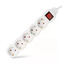 Entac S1 Elosztó 5 Foglalat Kapcsolóval 3m 3G1.5