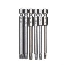 Torx bit készlet 100mm (T15,T20,T25,T27,T30,T40) EXTRA