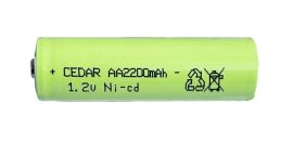 Zöld akkumulátor, AA, 1.2V, Ni-cd, 2200mAh