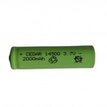 Zöld akkumulátor, AA, 3.7V, 2000mAh