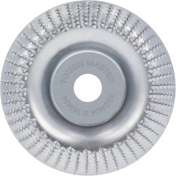 Faforgácsoló korong 100x22,23mm ívelt