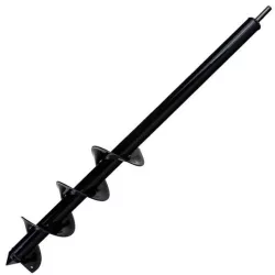 Fúrógépbe fogható földfúró Átm: 8cm Hossz:60cm Fúrógépbe fogható földfúró Átm: 8cm Hossz:60cm