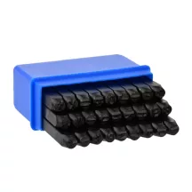 Betűbeütő készlet 27 részes 5mm Geko