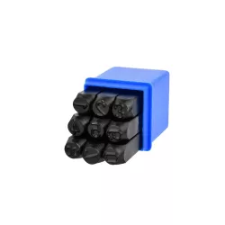Számbeütő készlet 9 részes 10mm Geko Számbeütő készlet 9 részes 10mm Geko