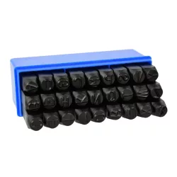 Betűbeütő készlet 27 részes 10mm Geko Betűbeütő készlet 27 részes 10mm Geko