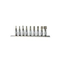   Torx bit dugókulcs készlet 1/4" T10-T60 9 részes Geko