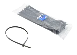 Kábelkötegelő fekete 280x4,8mm Geko