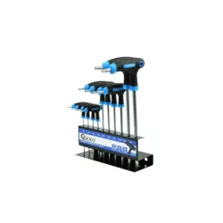 T-nyelű torx kulcs készlet T9-T50 10 részes Geko