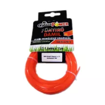   Damil szegélynyíró géphez 1,3mmx15m ,kör profi,papír blister Green Power