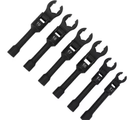 Gépi fékcső-dugókulcs készlet 6 részes 3/8" 12-19mm HAINA