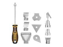 Kaparó készlet 10 részes hőlégfúvóhoz Ingco