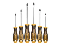 Csavarhúzó készlet 6 részes mágneses CrV Ingco