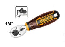 Mini racsnis hajtószár 1/4"-3/8" 140mm CrV CrMo