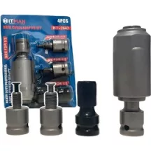   Átalakító adapter készlet 4 részes SDS-1/2", bit-1/2", 3/8 és 1/2 tokmány-1/2"