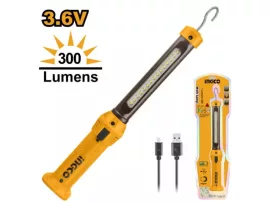 Akkus LED lámpa 300lm 3,6 V (USB-C töltő) Ingco
