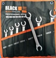 Black Tools Fékcsőkulcs 8 darabos készlet 6x8,9x11,10x12,13x14,15x17,16x18,19x22mm