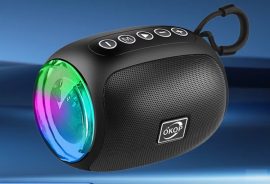 Hordozható bluetooth hangszóró USB töltés KP-541