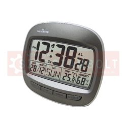Digitális ébresztő óra, dátum,páratartalom,hőmérő LD850