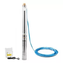   LEO 3XRm 3/16-0,55 csőszivattyú 230V, 0,55kW-5-60l/p- 64-23m, 20m kábel+kapcsoló doboz