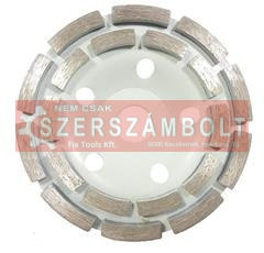Gyémánt betoncsiszoló 125x22,2mm Mar-pol