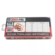 Réz alátét készlet 110db-os Mar-pol