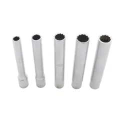 Extra mély dugókulcs készlet 12pt, 8-14mm