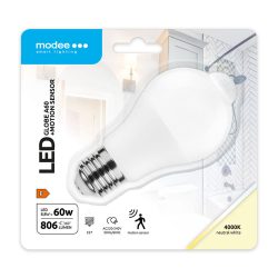 Modee LED Smart mozgásérzékelős Gömb A60 8,8W E27 4000K