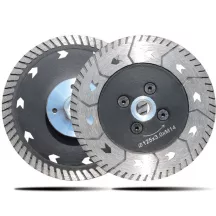   Gránit vágó- és csiszolótárcsa 125mm, M14 sarokcsiszolóhoz flanssal kétfunkciós Diatech