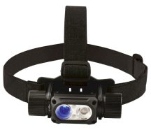   UltraTech elemlámpa tölthető UV Head Light 10W, 1000lm, 2 fok. fehér+2fok. UV+vörös+zöld