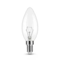 Rezgésálló Izzó C35 gyertya E14 25W 2700K (210 lumen)