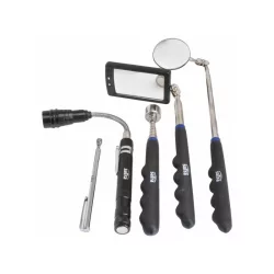 Teleszkópos ellenőrző szerszámkészlet 5db-os SaTra