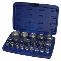   Dugókulcs készlet 1/2" 12-szög 8-36 mm 21db profi ASTA 