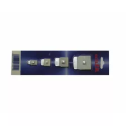 Szerszámnyélék acél készlet,4 részes