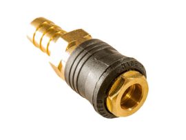 Pneumatikus önzáró gyorscsatlakozó kuplung, tömlővéges, 10mm