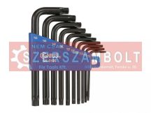 Torx kulcs készlet L alakú T9-T50-ig rövid 