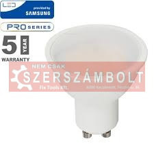 5W LED spotlámpa Samsung chip GU10 lencsés 110° 4000K 
