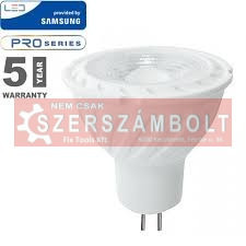 6,5W LED spotlámpa MR16 Samsung chip 12V 110° 3000K