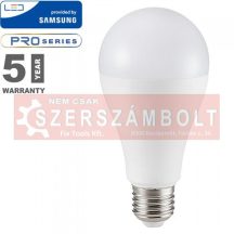 12W LED izzó Samsung chip E27 A65 6400K A++ 5 év garancia