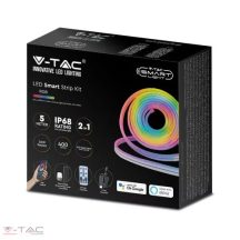   36W RGB+CCT LED neon flex szett wifis smart vezérlővel és tápegységgel IP68 V-tac