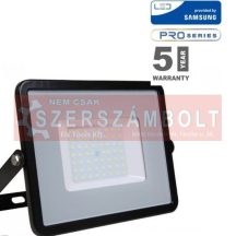 50W LED reflektor Samsung chip fekete 4000K 