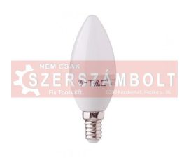 5,5W LED izzó gyertya E14 Meleg fehér 