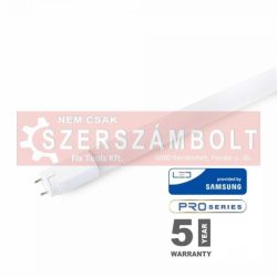 18W LED fénycső T8 120cm Nano plastic 3000K