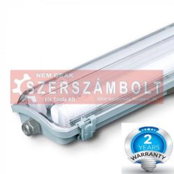 Vízálló lámpa 2x22W LED fénycsővel 150cm 6400K