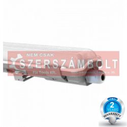 Vízálló led lámpa, 18w, 120cm, 1db fénycsővel 4000K 