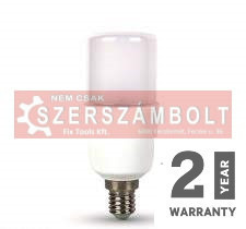 9W LED izzó E14 T37 Meleg fehér 